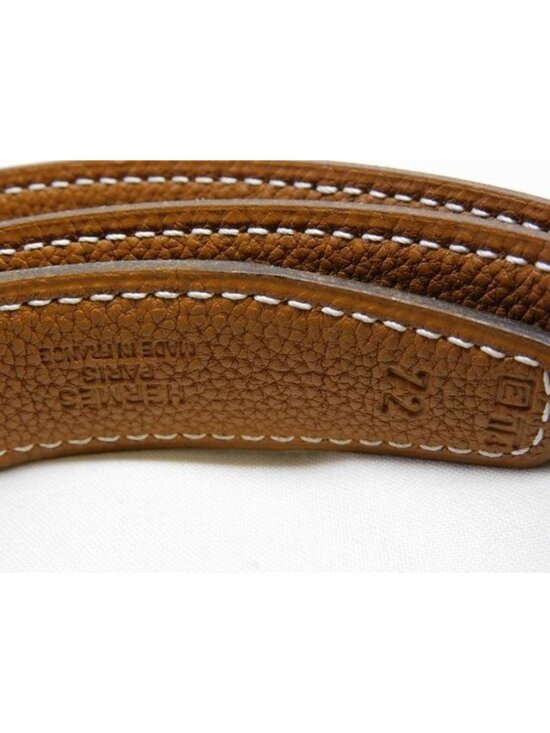 Hermes Mini Constance Belt Buckle 72 cm Reversible Black Brown Gold main image 5